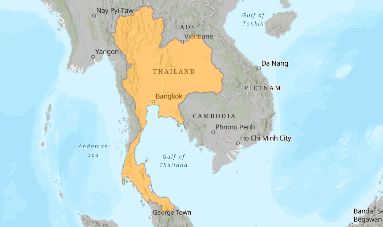 Thailand Map
