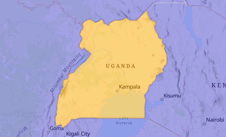 Map of Uganda